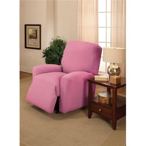 Madison Industries Madison JER-LGRECL-PK Stretch Jersey Large Recliner Slipcover; Pink JER-LGRECL-PK